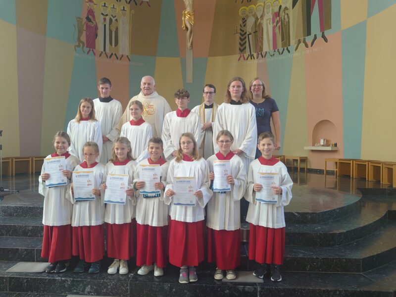 Ministrantenaufnahme & Verabschiedung in Mainburg